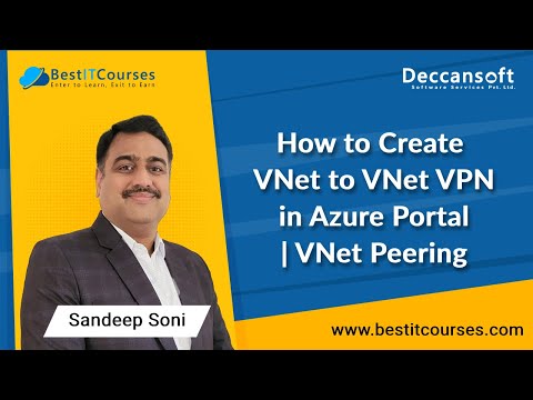 Azure | How to Create VNet to VNet VPN in Azure Portal  | VNet Peering