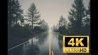 Heavy Rainfall Sound 4k Ultra HD Relaxing Sleeping Soothing sound 1 hour video