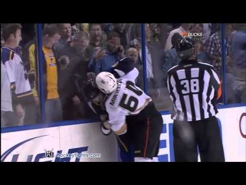 Brendan Mikkelson vs Erik Johnson Oct 11, 2010 - Anaheim feed