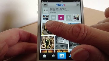 Flickr app for iPhone.
