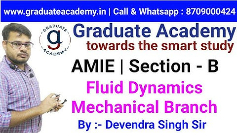 AMIE Mechanics of Fluids Demo Lecture - 2 | Mechanical Engineering | Call & Whatsapp : 8709000424