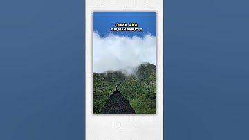 Desa Wae Rebo: Negeri di Atas Awan NTT #faktaunik #facts #trendingshorts