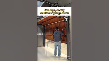Goodbye, boring traditional garage doors!#homedecor #decoration#car#interiordesign #garden #garage