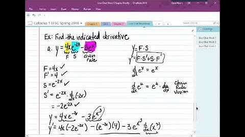 Chain Rule with Product Rule and Quotient Rule Combinations