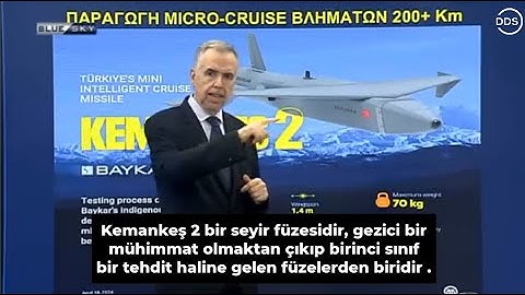 Yunan Spiker :  '' Kemankeş 2, artık gezici mühimmattan ziyade ciddi bir seyir füzesi tehdidi."