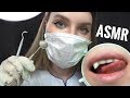 АСМР НАРАЩИВАНИЕ КЛЫКОВ 👩‍⚕️ Осмотр Стоматолога | ASMR Dentist