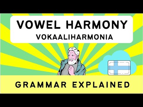 Vokaaliharmonia - Vowel Harmony