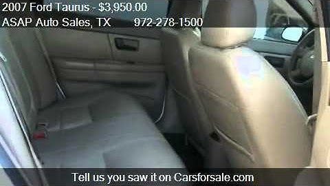 2007 Ford Taurus SEL - for sale in Garland, TX 75041
