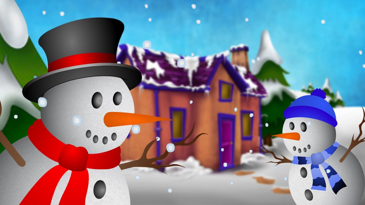 Snowman Finger Family | Christmas Song | Nursery Rhymes | Little Bunny ...