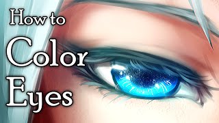 How to Color Eyes [Voice-over Tutorial]