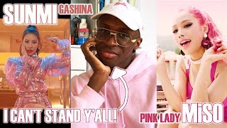 2 in 1! SUNMI - Gashina & MiSO -  Pink Lady MV REACTION: SPILT MY WATER PT.11/I HATE Y'ALL! 😢💖✨