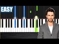 R. City - Locked Away ft. Adam Levine - EASY Piano Tutorial by PlutaX - Synthesia