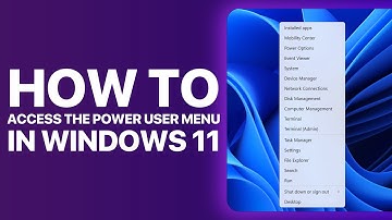 Toegang krijgen tot het menu voor ervaren gebruikers in Windows 11