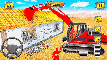 New Large City Road Construction Gameplay 🚧 - Android Gameplay