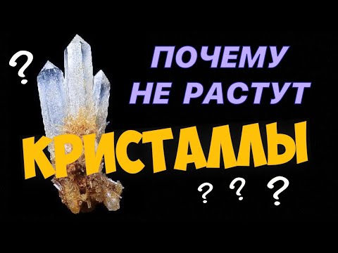 ПОЧЕМУ НЕ РАСТУТ КРИСТАЛЛЫ ? РАЗБЕРЁМ ОШИБКИ !