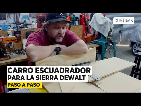 Squaring carriage for my Dewalt step-by-step saw | CUSTOMS