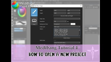 Medibang Tutorial 4: How to Open New Project