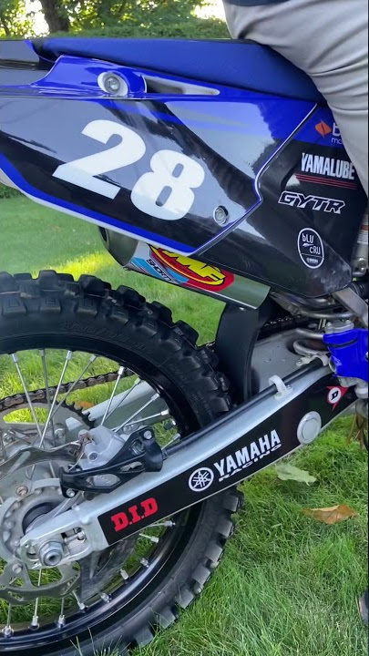 Yz 125 stock exhaust vs fmf powercore 2  shorty  exhaust
