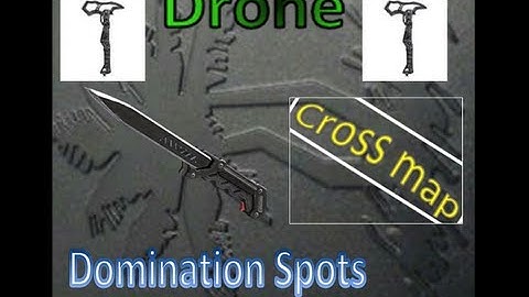 Black ops 2-Drone Cross Map Tomahawk Spots