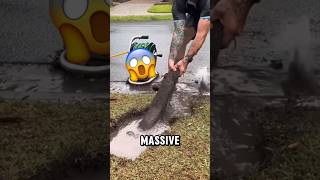 This man had no idea what was blocking the drainage 😱