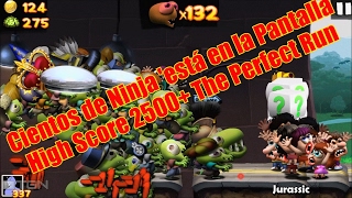 Zombie Tsunami Cientos De Ninja Está En La Pantalla High Score 2500 The Perfect Run
