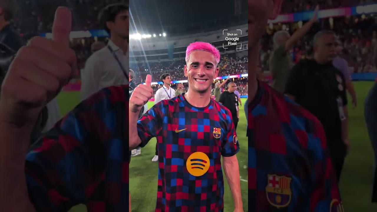 Win ✅ @madebygoogle #shorts #fcbarcelona