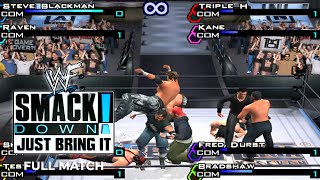 WWE SD! JBI: Ultimate BR - Blackman vs HHH vs Test vs Bradshaw vs Raven vs Kane vs Shane vs Durst!