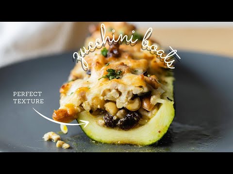 Stuffed Zucchini Boats  The perfect low-carb dinner recipe