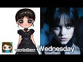 How to Draw Wednesday Addams | Rave&#39;N Dance Dress