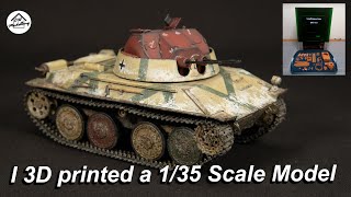 I 3D printed a 1/35 Scale Model  Uniformation GK Two  1/35 WW2 Diorama