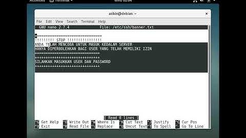 KONFIGURASI REMOTE ACCESS DEBIAN 9