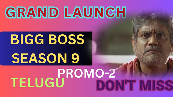 Bigg Boss season 9 in Telugu|| grand launch || latest promo || released at today || don't miss ||Nag