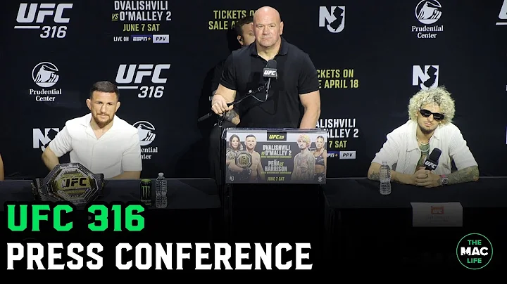 UFC 316: Merab vs. O'Malley 2 Press Conference (Full) With Dana White