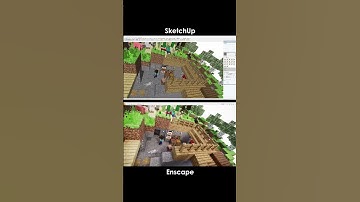 Case Study - Minecraft in SketchUp and Enscape