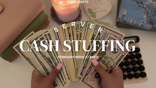 cash stuffing | $663 | february 2024 | week 4