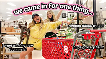 OBSESSED WITH TARGET! Target with Adelaine & Bri + Grocery Haul!