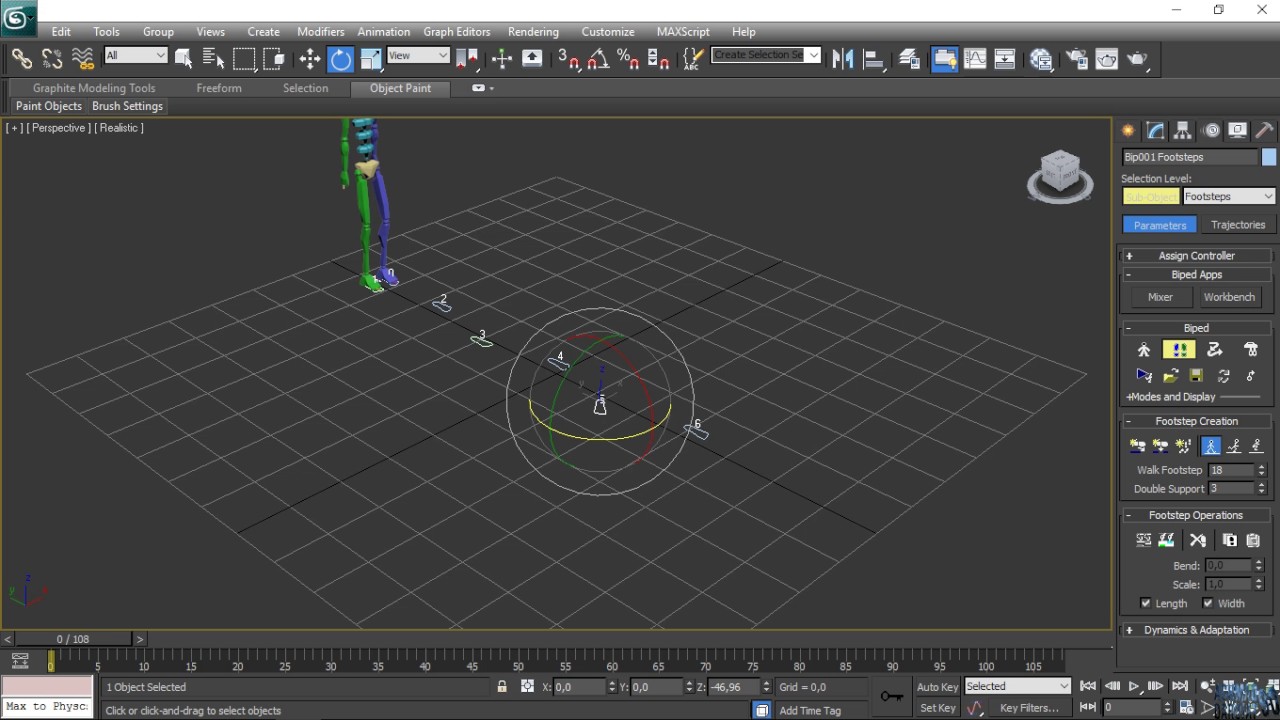 Tutorial 3ds Max 2012 BAB 3 Cara Membuat Animasi Biped Manusia