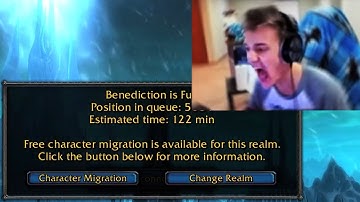 Ninja reacts to WOTLK queue times