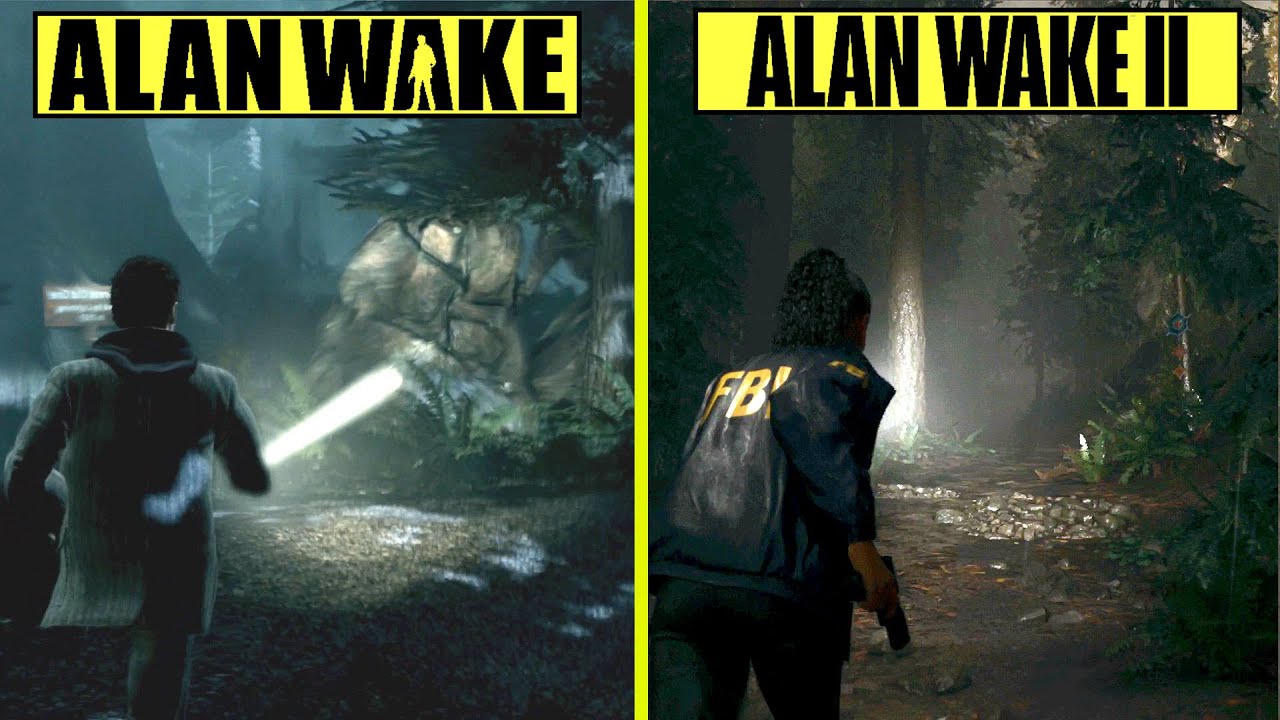 Alan Wake 2 vs Alan Wake Remastered PS5 Graphics Comparison 