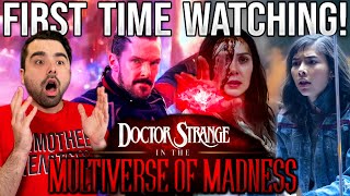 MULTIVERSE OF MADNESS IS INSANE!! Doctor Strange 2 Movie Reaction MCU FIRST TIME WATCHING!