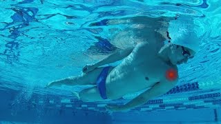 Treat shoulder pain "swimmers shoulder" online in WEST swimming technique
