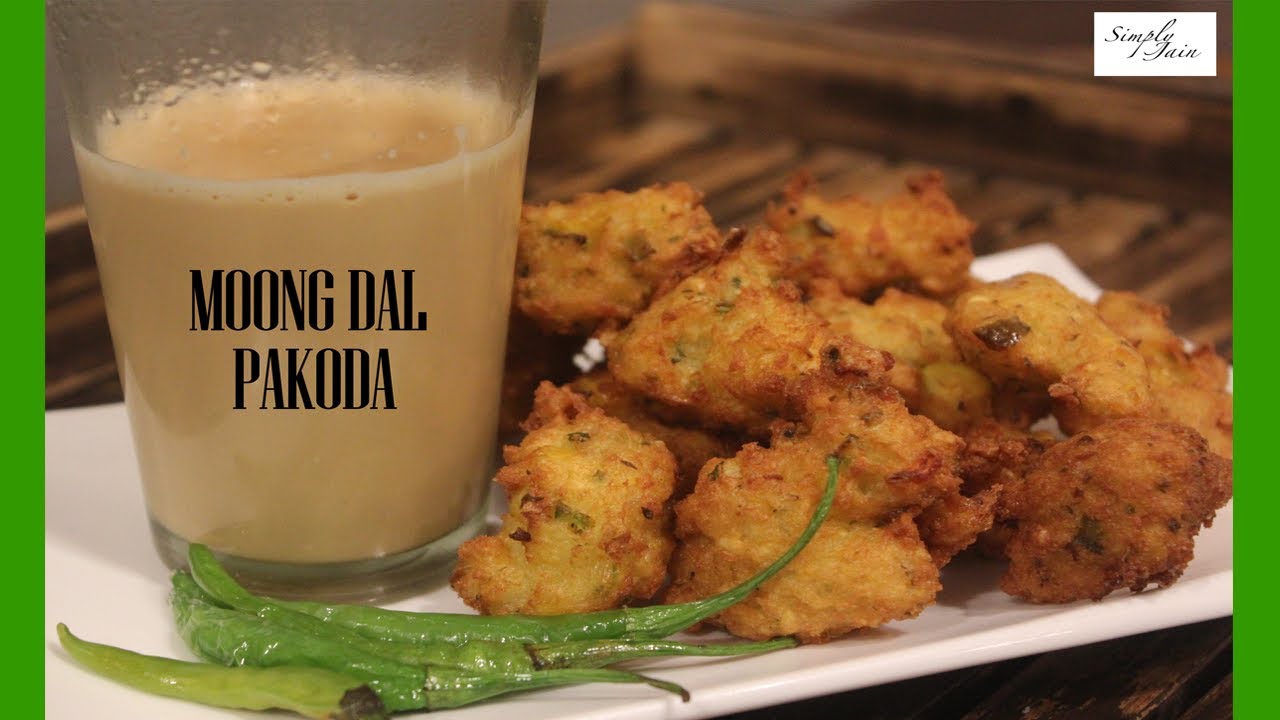 Moong Dal Pakoda | How To Make Moong Dal Pakoda | Chaumasa Special | Simply Jain