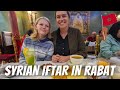 Iftar for ramadan in rabat  trying syrian restaurant yamal acham in morocco