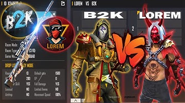B2K VS LOREM | ONLY AWM LEGENDS ROOM | BEAST MATCH - تحدي ملوك القناصة بين بورن تو كيل و لورام