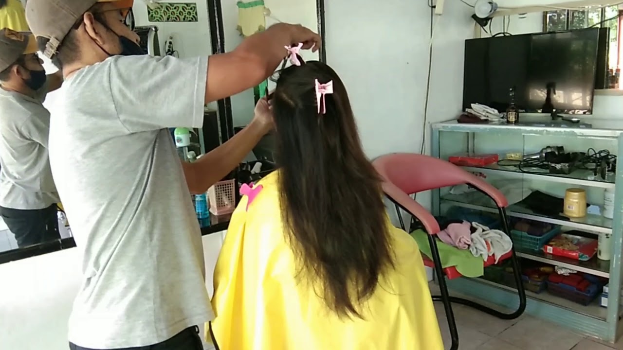  Potong  rambut  anak  perempuan  YouTube