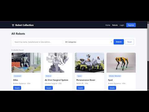 WEB LAB FINAL PROJECT : COLLECTION OF POPULAR ROBOTS