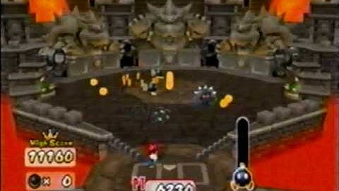 Mario Super Slugger - Bowser Pinball 21710 Points