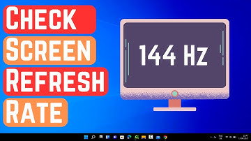 How to Find Monitor Refresh Rate HZ on WINDOWS 11 | How To Check Screen Refresh Rate in Windows 11