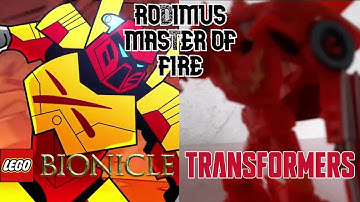 BIONI-formers: Rodimus - Master of Fire (BIONICLE Transformers)