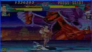 Marvel vs Capcom Shadow Lady and Morrigan vs Onslaught